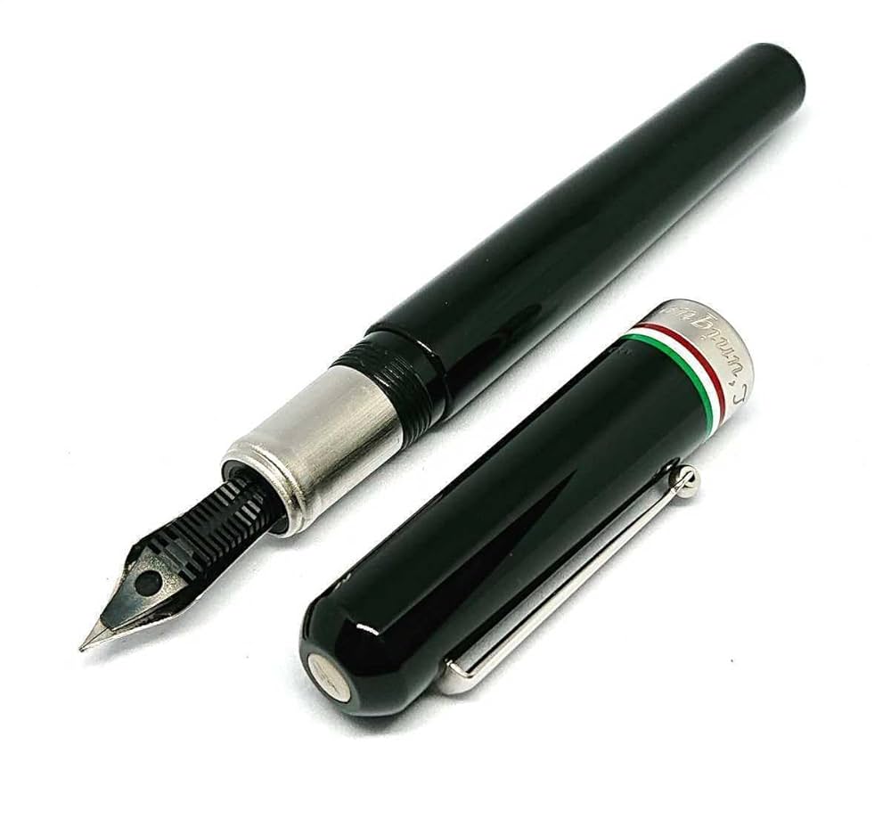 新品未使用 オロビアンコ デルタ コラボ万年筆 コンパーニョ BK ブラック Amazon | オロビアンコ デルタ コラボモデル 万年筆