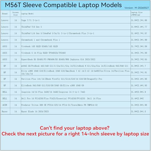 Image of Smatree Hard EVA Protective Sleeve Case Compatible for 14 inch ASUS Vivobook 14X OLED Laptop K3405T, for Acer Swift 14 AI Copilot+ PC, for Acer Predator Triton 14 Waterproof Laptop Case (X8248T)