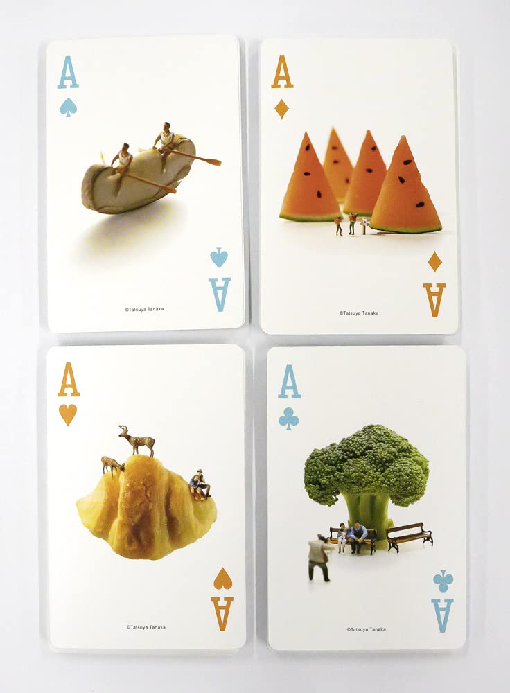 Amazon.co.jp: ハゴロモ MINIATURE LIFE トランプ №82115 白 : おもちゃ