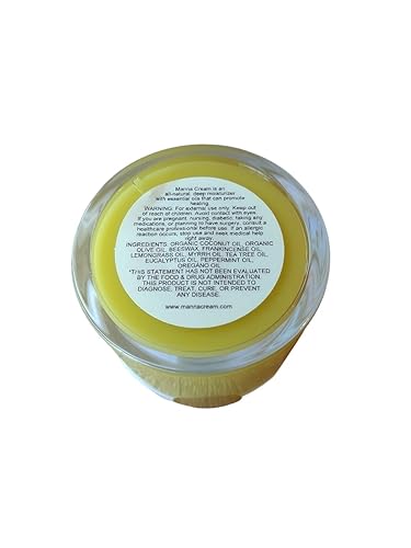 VanSeters - Crema de maná | Hidratante facial y corporal totalmente natural, bálsamo labial y ungüento, no tóxico, sin fragancia, sin colorantes,