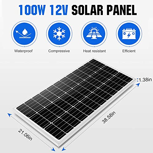 Eco-Worthy L07M100-SPC-1 Solar Well Pump Kit With Battery Box, 12V Solar Submersible Pump + 100W Solar Panel Kit + 10Ah Battery For Well, Irrigation, Filling Water Tank thumb #4