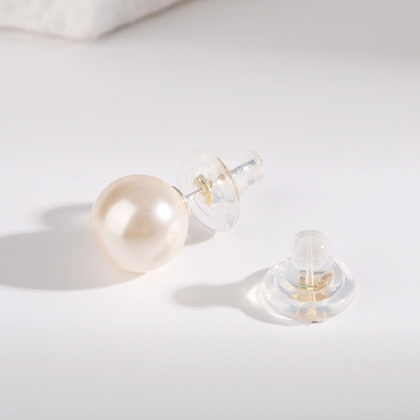 100 chiusure per orecchini in silicone, chiusura ipoallergenica, per orecchini, pratici accessori per la creazione di gioielli