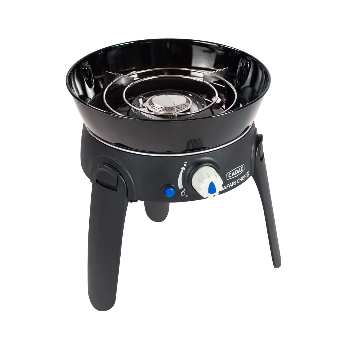 CADAC Przenośny grill gazowy Safari Chef 30 LP Powłoka ceramiczna Camping