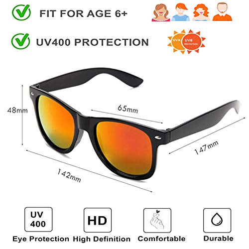 Eyegla 12 Pack Vintage 80'S Retro Unisex Neon Sunglasses Party Favors For Kids And Adults #TOP3