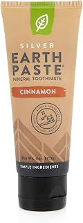 Redmond Earthpaste - Natural Non-Flouride Toothpaste, Cinnamon, 4 Ounce Tube (1 Pack)