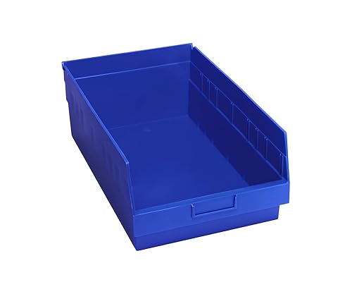 QUANTUM STORAGE SYSTEMS QSB210BL STORE-MORE - Organizador de piezas, cubos azules de 18 pulgadas de largo x 12 pulgadas de ancho x 6 pulgadas de