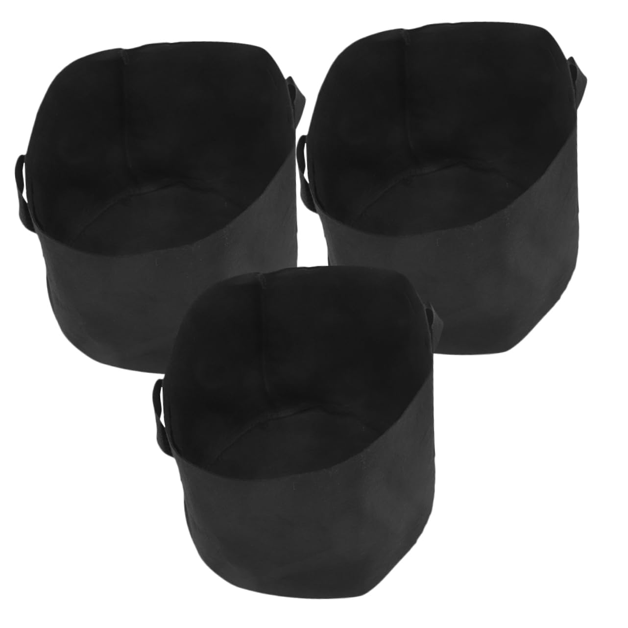 3 Piezas Bolsas de Cultivo para Plantas de Jardinería Unidades Macetas de Tela No Tejida para Plantación
