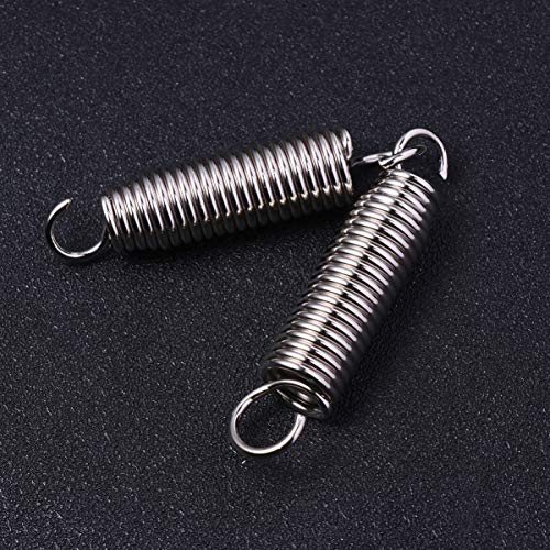 2 piezas muelle pedal batería acero inoxidable miniatura 6