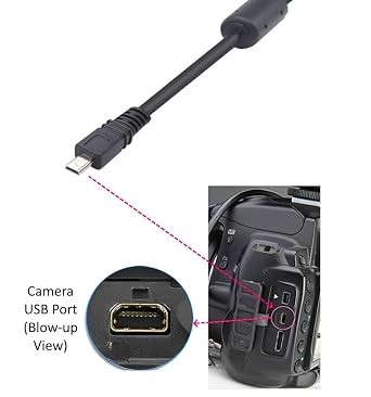 USB Cable Photo Transfer Charger Cord UC-E6 for Nikon D3300 D750 D5300 D7200 D3200, Coolpix B500, Select Coolpix & DSLR (Please See Product Pictures & Complete List of Compatible Nikon Models Below)