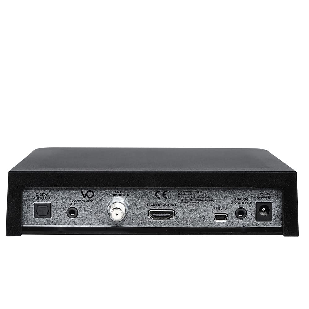 D2 Diffusion Daewoo Décodeur Satellite DVB S/S2 - FRANSAT - avec Carte d'abonnement Incluse - Dolby Digital Plus - AC3 - Tuner - EPG - avec télécommande