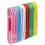 40 Pcs Jumbo Colored Large Paper Clips for School Office Personal Use (4 in)