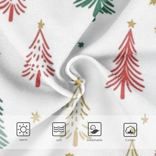 Colorful Christmas Tree Girls' Moisture-Wicking Panties Comfort Underwear for Toddlers in Sizes 2T,3T, 4T, 5T, 6Y and 8Y3