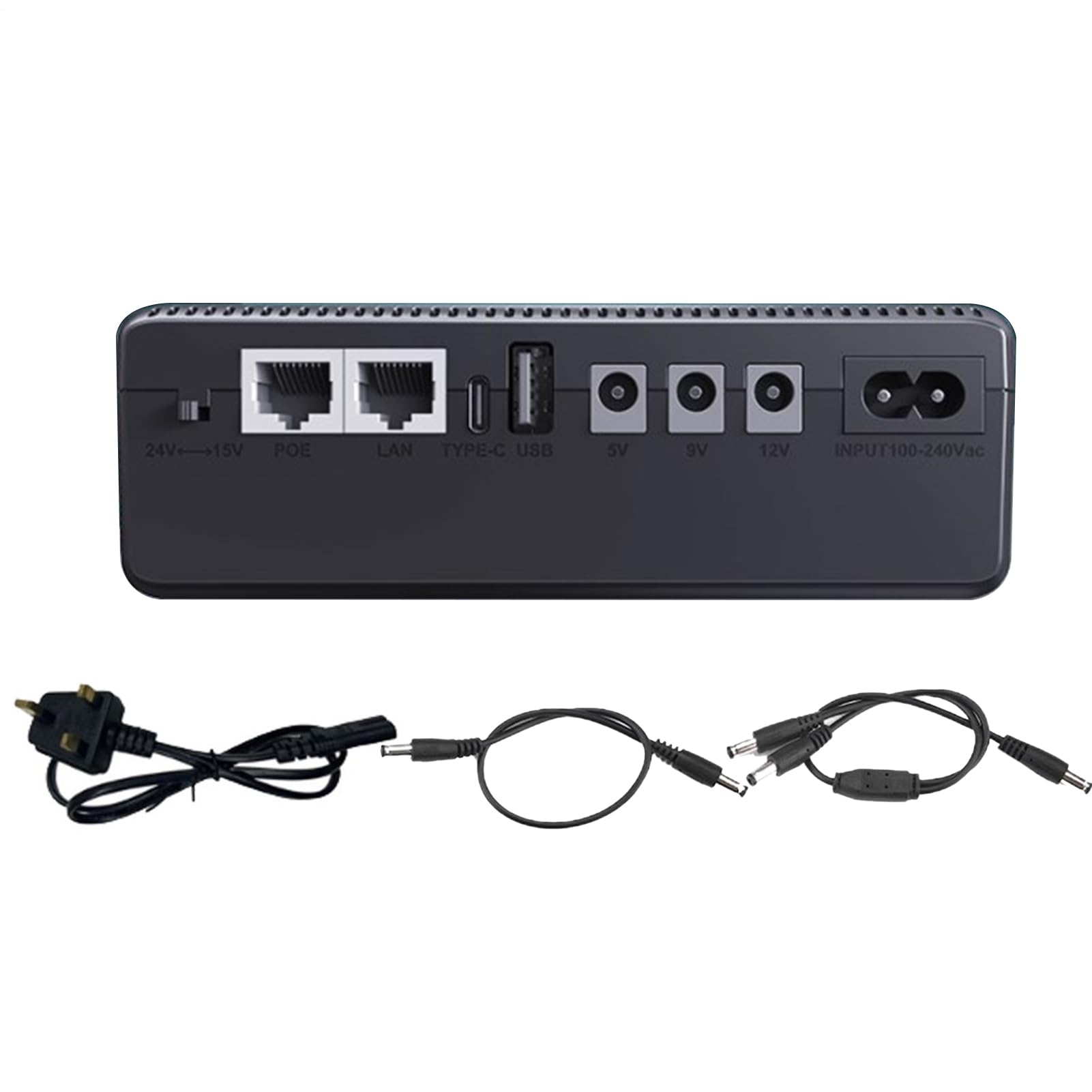 Bateria zapasowa UPS, mała bateria zapasowa UPS,Zasilanie baterii kamery Wi-Fi o pojemności 10400 Mah - Zapasowe zasilanie akumulatorowe, mały zasilacz, kompaktowy zasilacz bezprzerwowy do kamery