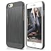 iPhone 6S Case, elago [Outift Matrix][Dark Gray] - [Premium Hybrid Construction][Brushed Aluminum][Spark Design Award] - for iPhone 6/6S