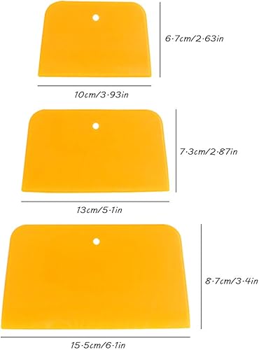 Miniatura 7 de SourceTon Juego de 9 esparcidores de relleno de cuerpo  Esparcidores automotrices de plástico de 4 pulgadas, 5 pulgadas, 6 pulgadas para Bondo,