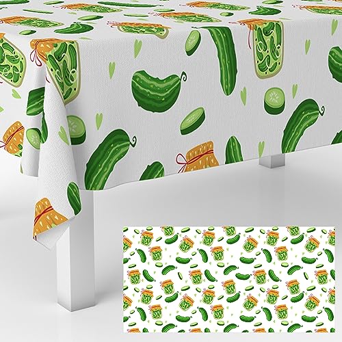 GZBJMYGS Food Cucumber Tablecloths Organic...