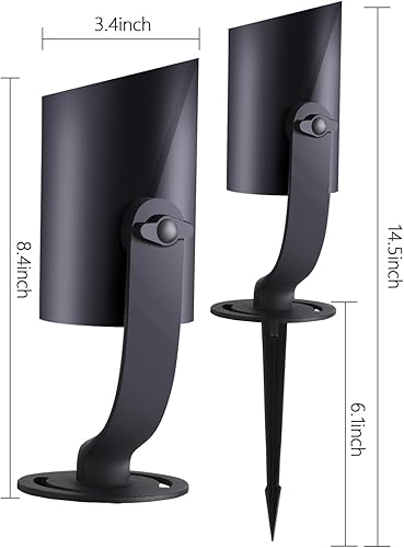 Miniatura 9 de APPECK Iluminación inteligente de paisaje, focos de paisaje impermeables IP67, 3000LM regulables RGBICW luces de camino funcionan con Alexa, luces