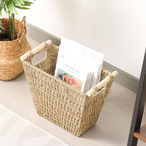Boite tressée en corde à gazon de qualité supérieure pour rangement 20L