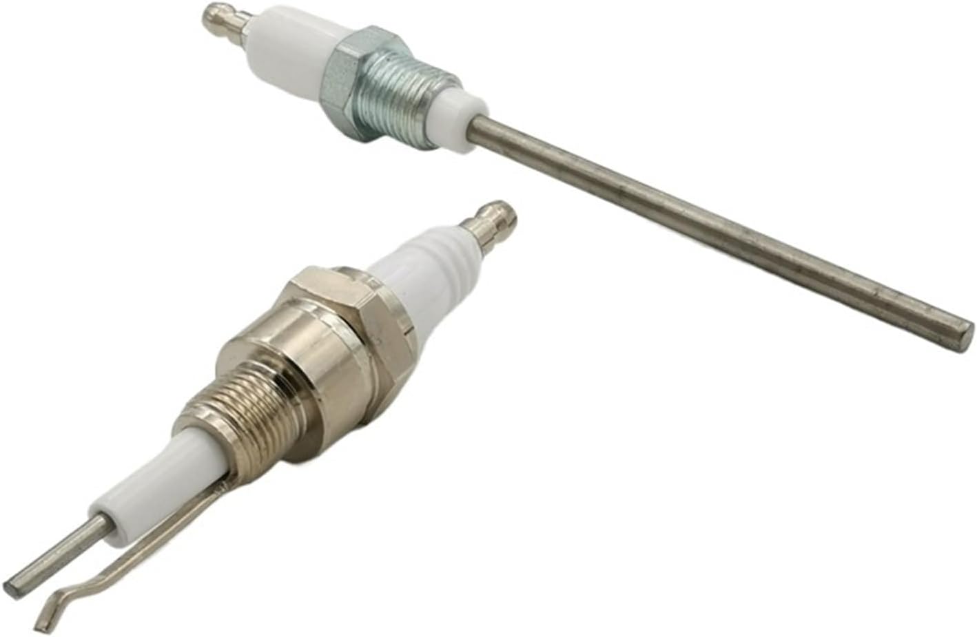 1pcs Burner Ignitor Side Needle Ignition Electrode Industrial Spark Double Pole Ignition Needle Ceramica Probe Flame Detection(Level Probe)