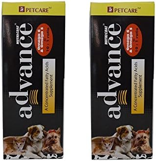 Pawsitively Pet Care Advance A Concentrated Fatty Acids Supplement For Dogs And Cats - 200 Ml (Pack Of 2)