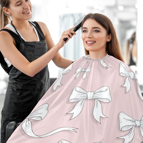 Capa para corte de cabello profesional impermeable MAOBLYR con cierre ajustable de broche para peluquería y estilismo miniatura 7