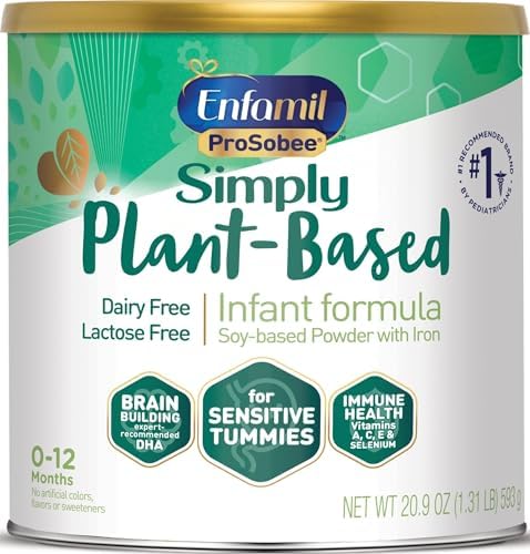 Enfamil Prosobee Baby Formula, Plant Based, 20.9 Oz