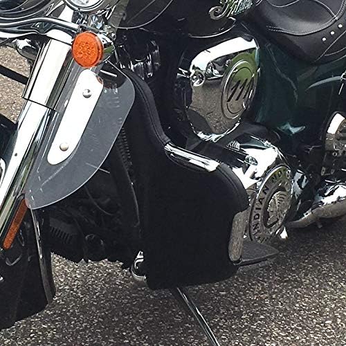 Rain Guards/Wind Deflectors for Indian "Mustache" Highway Bar (Black)