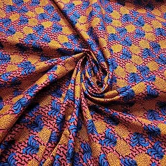 Tela 100 % algodón con estampado de margaritas y margaritas, tela suave para manualidades, 150 cm de ancho (estampado de piñones rosados, 5 metros)