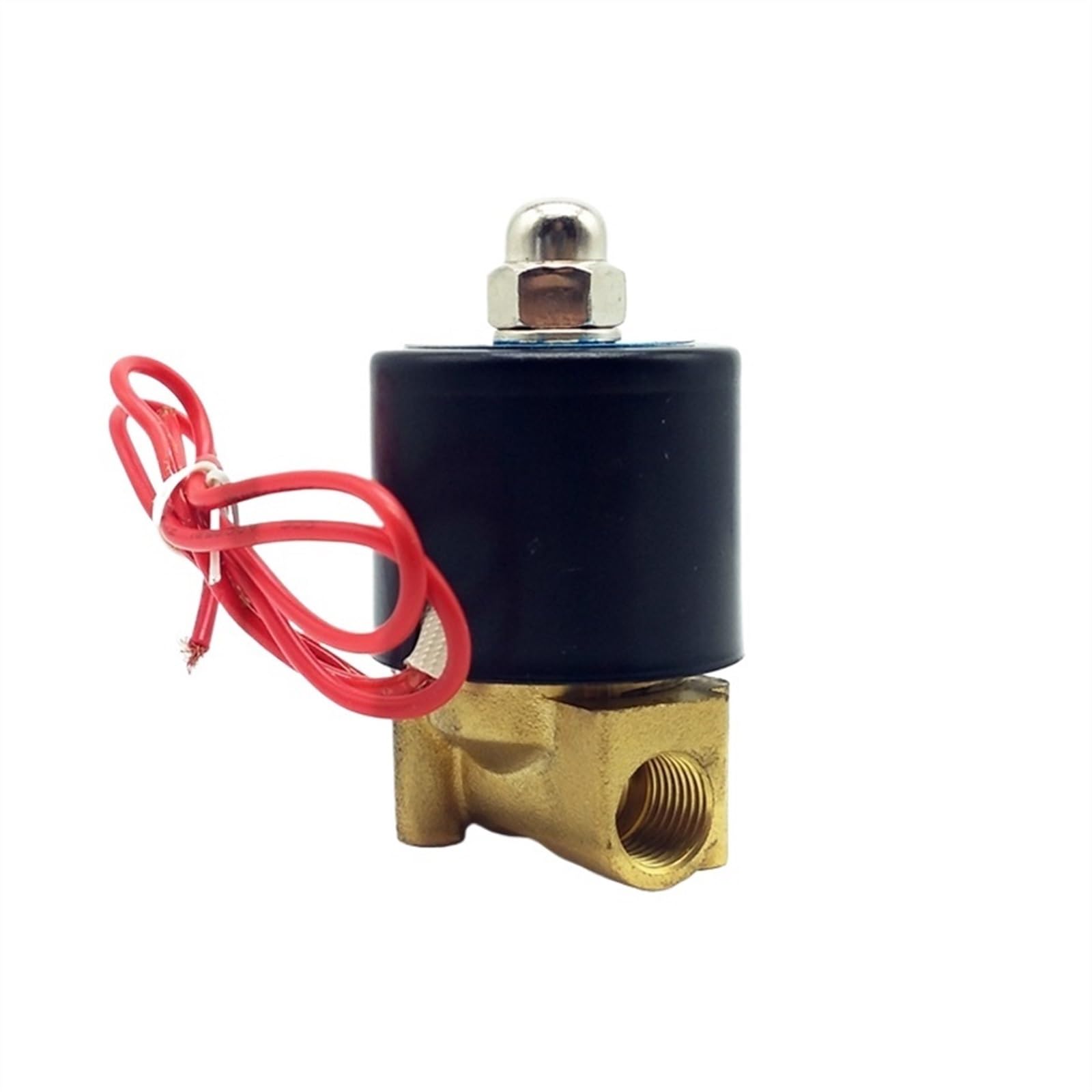 2W025-08 2 Positions 2 Way Solenoid Valve AC220V AC110V DC24V Brass Body Valve