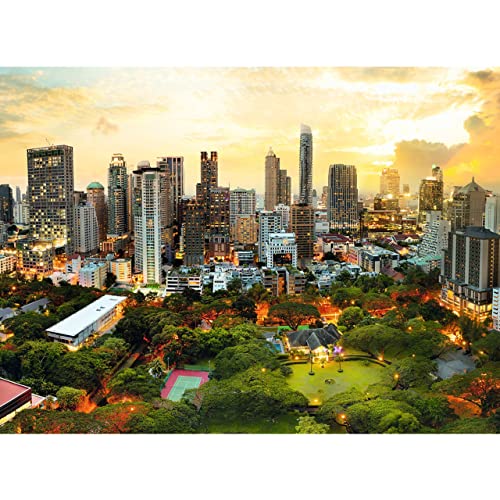 Puzzle Trefl Sunset en Bangkok - 3000 piezas 45.7" x 33.5" miniatura 2