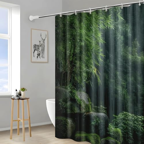 Rideau douche polyester 200x200cm étanche anti-moisissure - 3