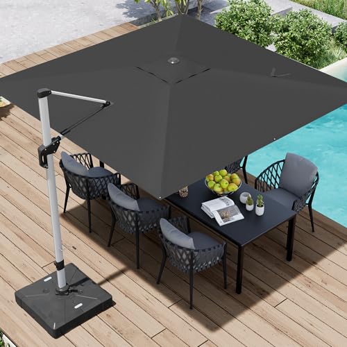 Paramondo 10FT Outdoor Cantilever Patio Umbrella