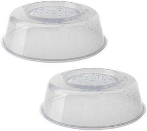 Ikea Juego de 2 fundas para salpicaduras de microondas, color gris