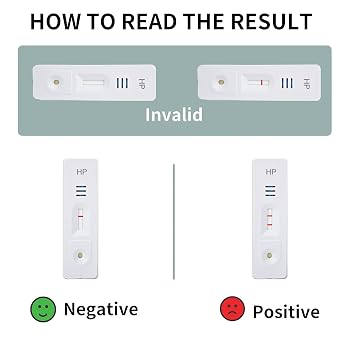 H. Pylori Helicobacter Pylori Stool 3 Test Kit, 10-15 Minutes, Highly Accurate, Easy to Use, Home Testing, No Lab Visit Required