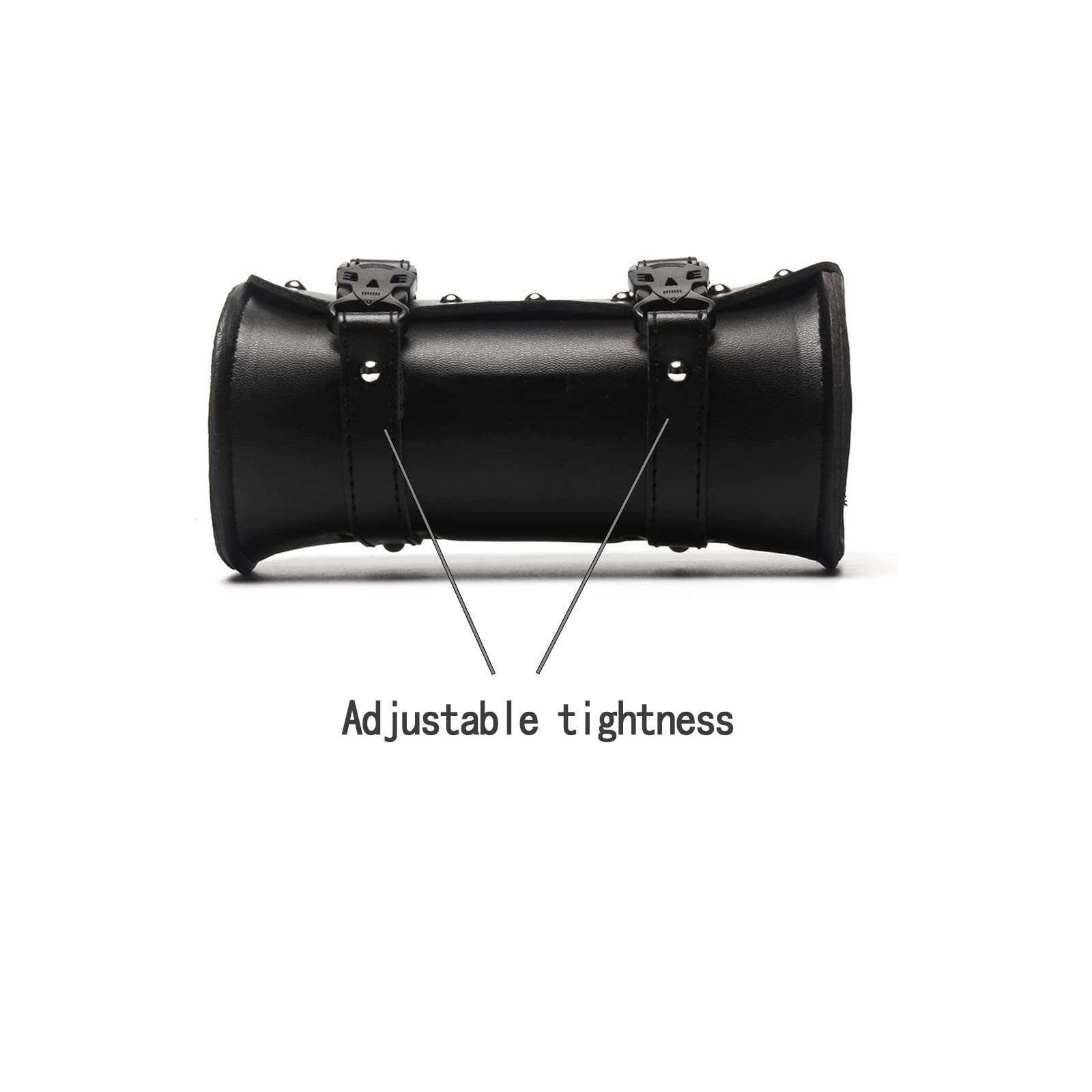 Borsa Attrezzi Moto In Pelle PU Impermeabile - 3 Pezzi Con Cinghie Per Manubrio E Forcella - Foto 8