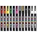 Produktbild POSCA Uni PC-3M Paint Pen Art Marker Pen - Professional 12 Pen Set - Extra Black + White