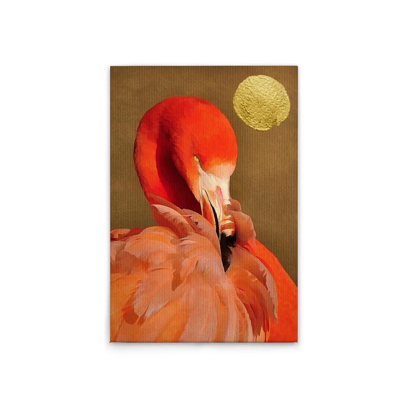 Toile Flamingo DD131832 A.S. Création pour réveiller un mur blanc triste