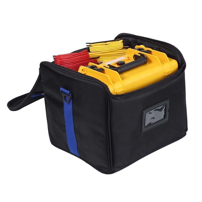 Ground Resistance Tester Soil Resistivity Tester Meter with Earth Resistance 0.00Ω-30.00kΩ Soil Resistivity 0.00Ωm-9000kΩm for Earth Resistance Soil Resistivity Earth Voltage AC Voltage