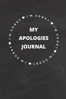 My Apologies Journal: Forgiveness and Recovery Amends Notebook Gift 6" x 9"