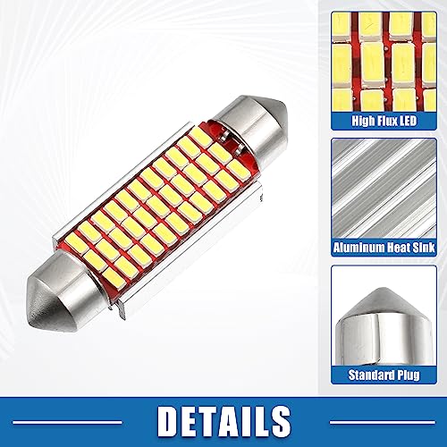 Bombillas LED Festoon blancas 41mm, set de 2 miniatura 3