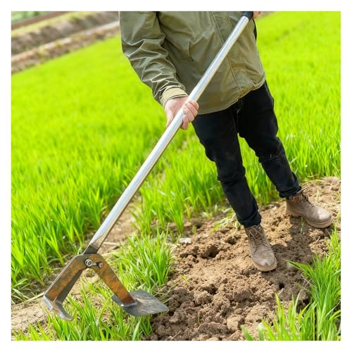 Extractor de Postes de Alta Resistencia, Herramienta rápida para extraer Postes con Dientes de Sierra, Ideal para Granjas, Patios, Jardines, cobertizos y tocones de árboles (Largo: 142 cm)