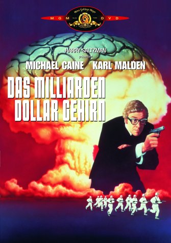 Das Milliarden-Dollar-Gehirn DVD edicion original con caratula alemana de los anos sesenta