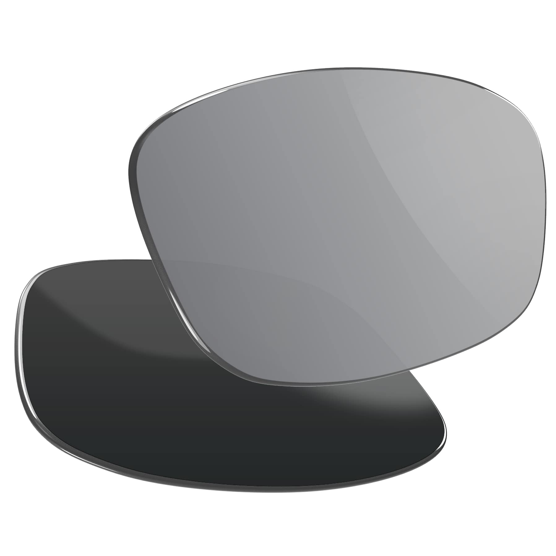 Vaep Polarized Replacement Lenses for Spy Optic Bounty Sunglasses - Silver Titanium