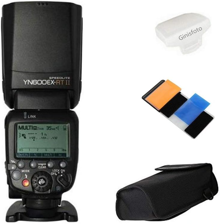Updated YN600EX-RT II Flash Speedlite for Canon's 600EX-RT/ST-E3-RT Wireless Signal Camera, Master,USB Firmware Upgrade, 1/8000sec Sync Speed
