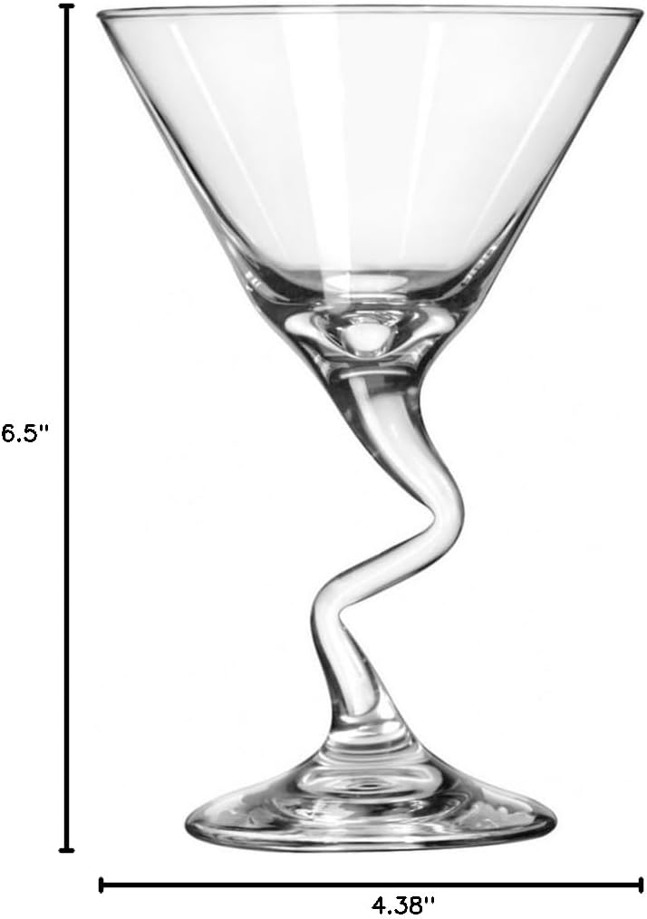 Z-Stem Martini Glass, 9.25 oz