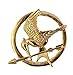 Produktbild Oakhum Designs Hunger Games versilbert & # x17d; Gold 18 K Katniss Mockingjay Brosche/Pin