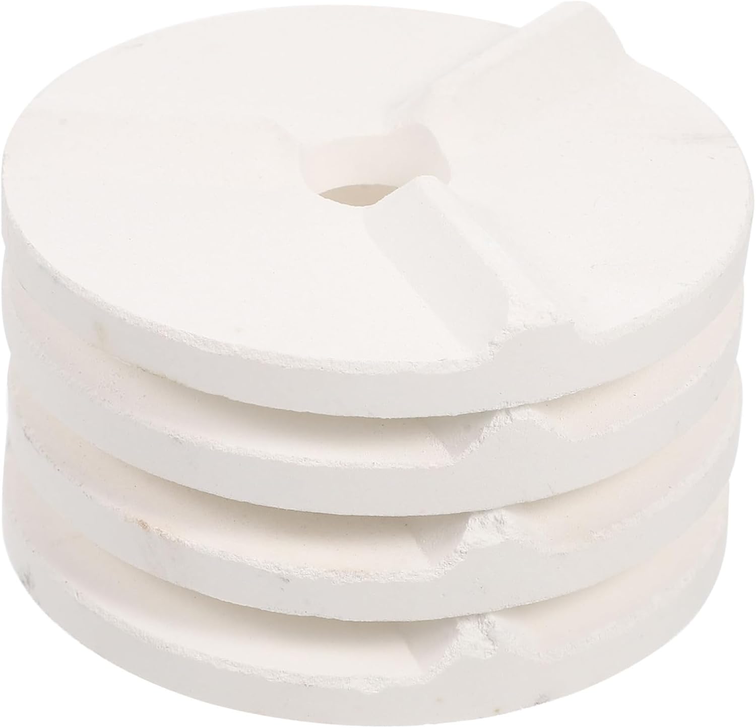 HOMSFOU 4pcs Kiln Gasket Pottery Firing Support Mat Ceramic Refractory Support Pad Kiln Accessories Pottery Tool Supplies