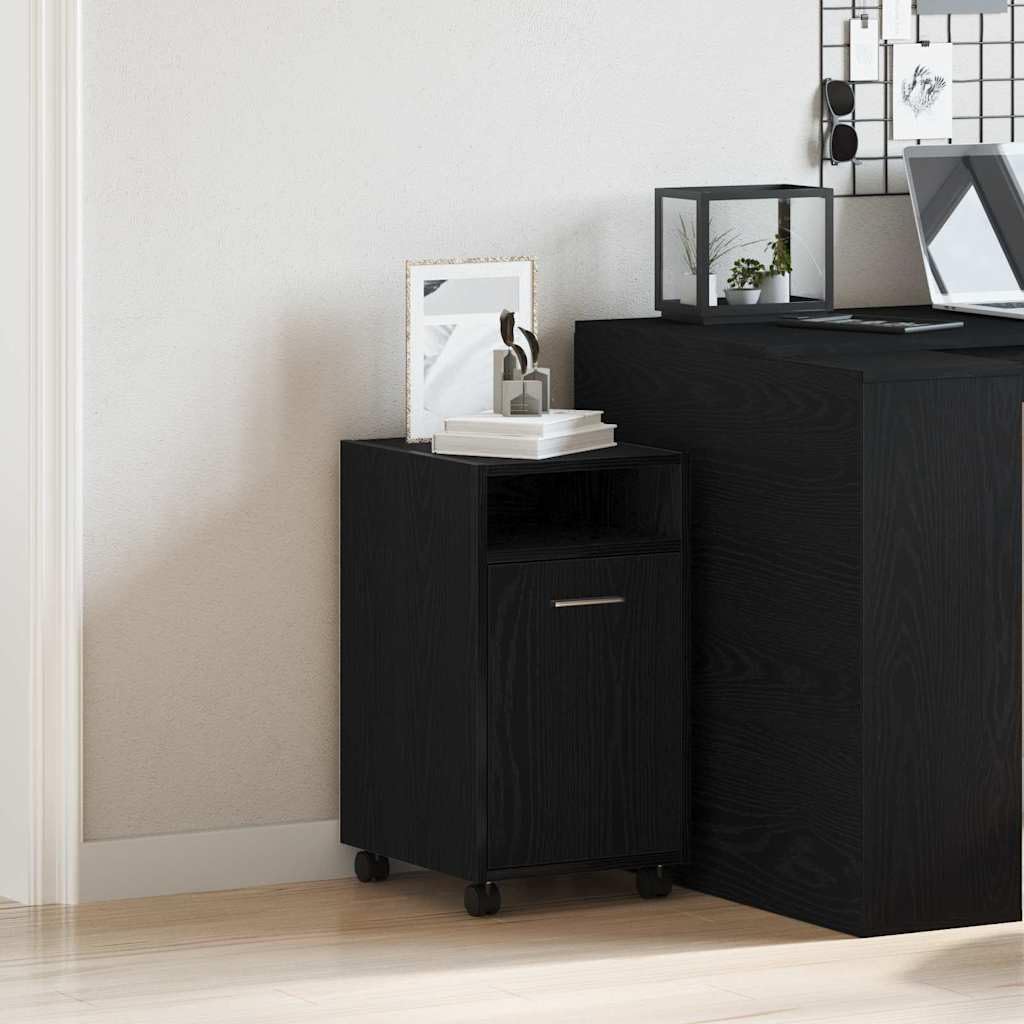 vidaXL Wózkowa szafka boczna 33 x 38 x 60 cm Drewno inżynieryjne | Elegancki, nowoczesny wygląd, który świetnie się prezentuje, Kompaktowa forma, idealna do małych przestrzeni,