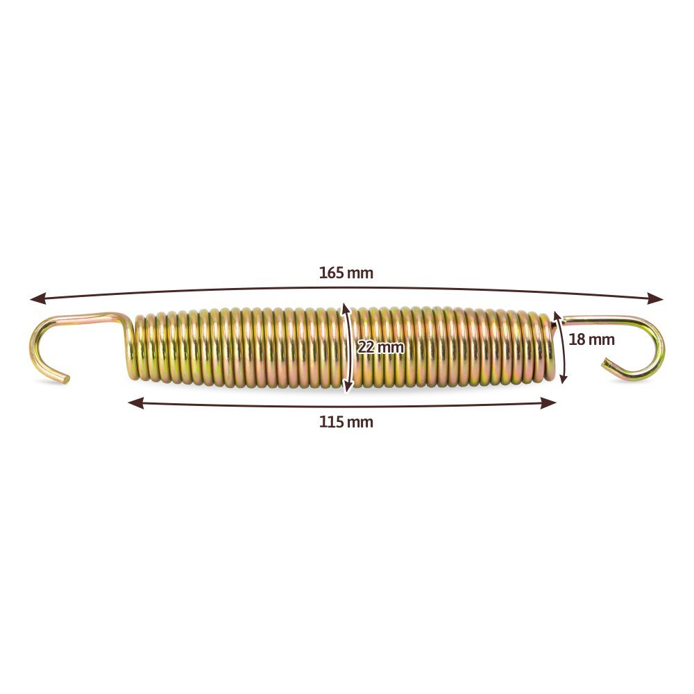 awm Trampolin 72X 16,5 cm Federn Trampolin Federn ERSATZFEDERN SPRUNGFEDERN ERSATZTEILE ZUBEHÖR