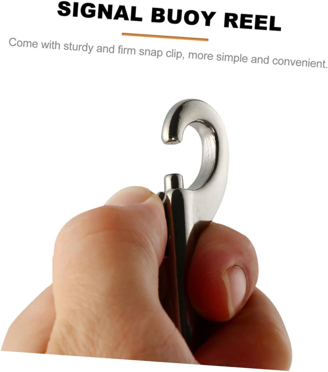 1 Set Underwater Diving Anti-Winder Spool Buoy Snap Hook Diving Reel Spool for Divers